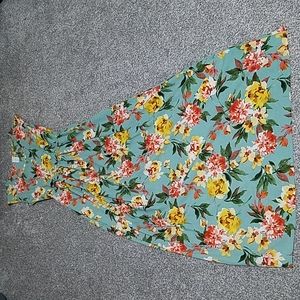 Pistachio Green Floral Maxi